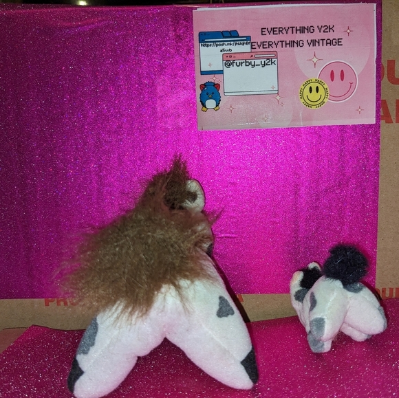 3/10$ Adorable 1980 Momma and Baby Horse Plush set - Picture 3 of 4